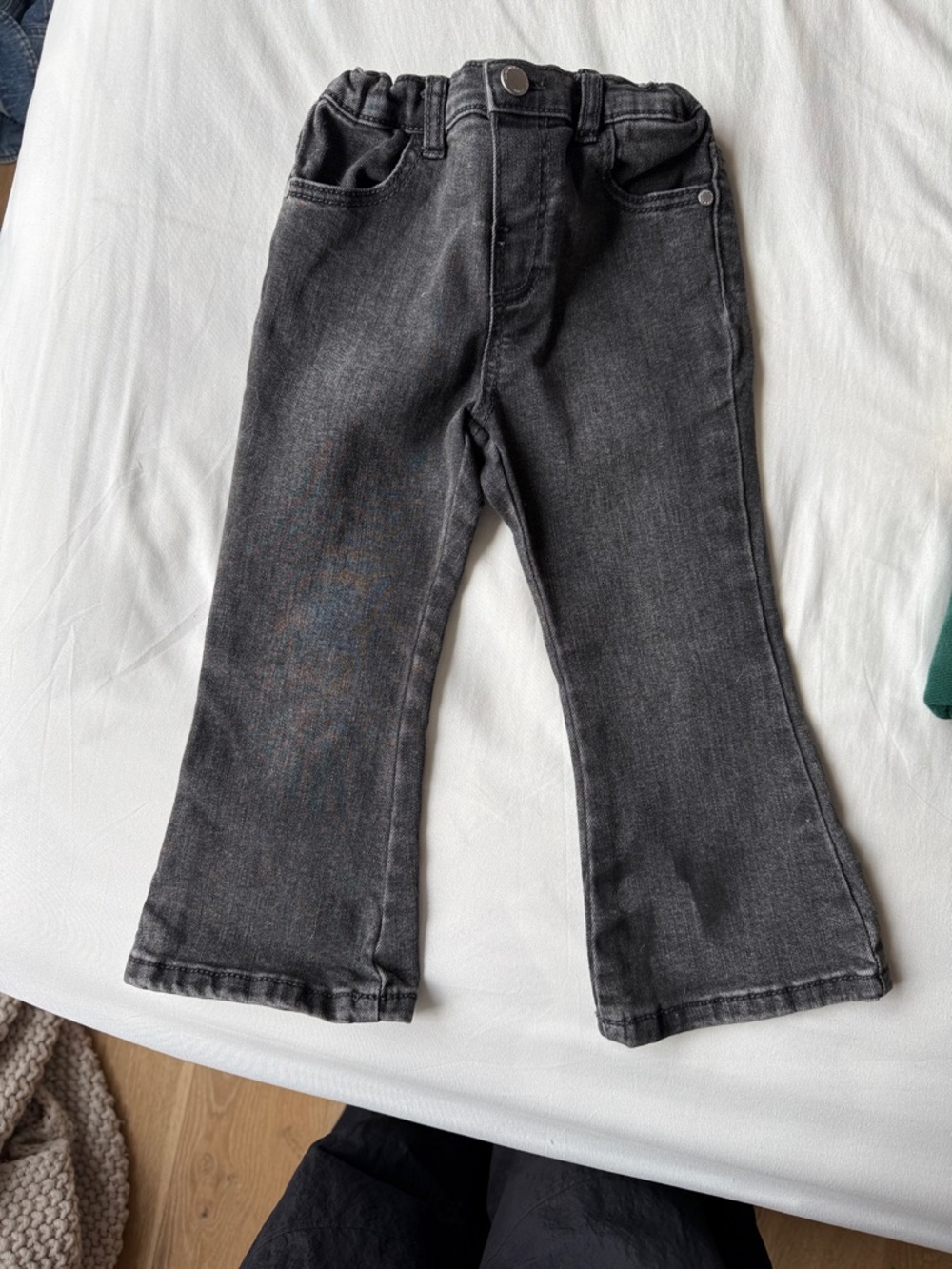Zara Kids Charcoal Flare Jeans